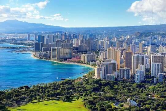 Beautifully Renovated 32Nd Floor Deluxe Ocean View Waikiki Condo Condo 檀香山 外观 照片